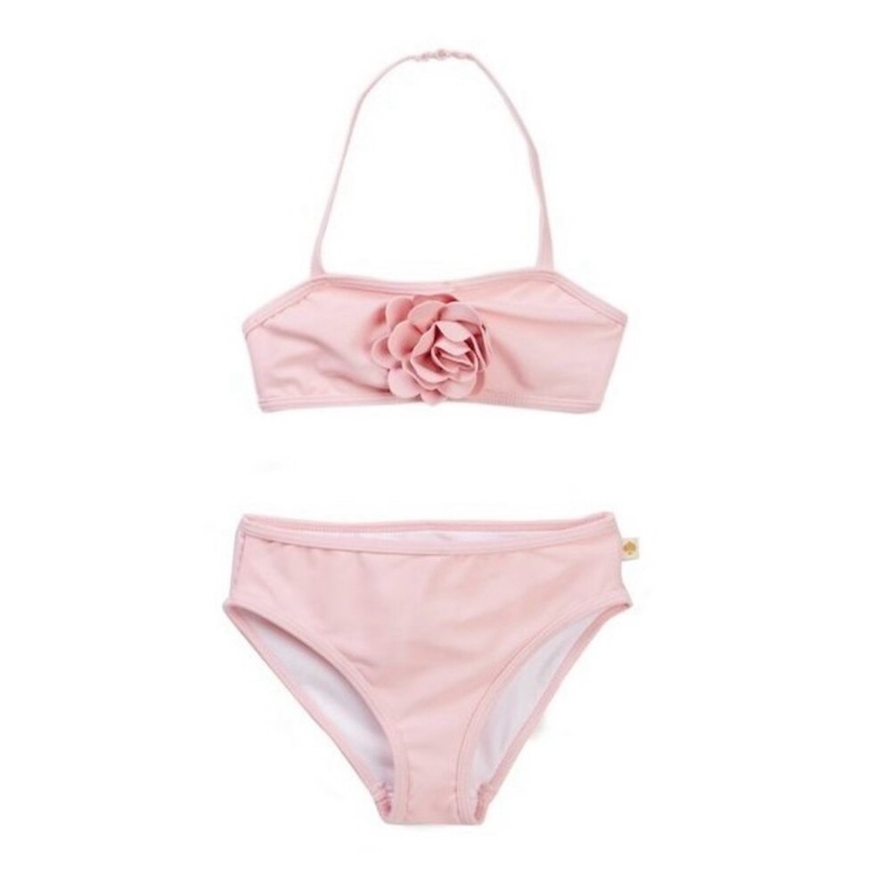 Kate Spade Little Girl Rosette-Detail Bikini Set